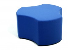 Clover Ottoman 700 Dia Or 850 Dia. Upholstered Any Fabric Colour